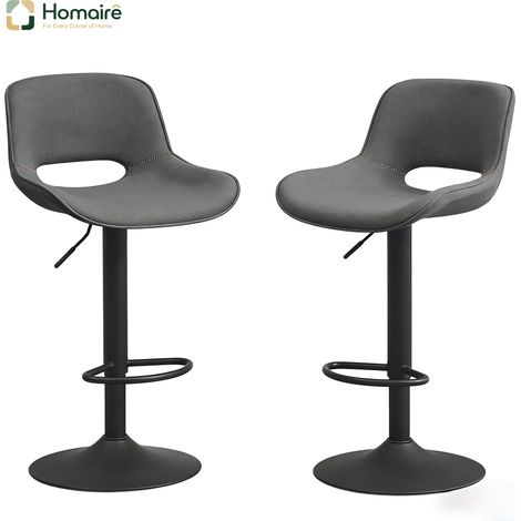 Grauer Metallstuhl 49 x 49 x 106 cm HOMAIRE (1/5)