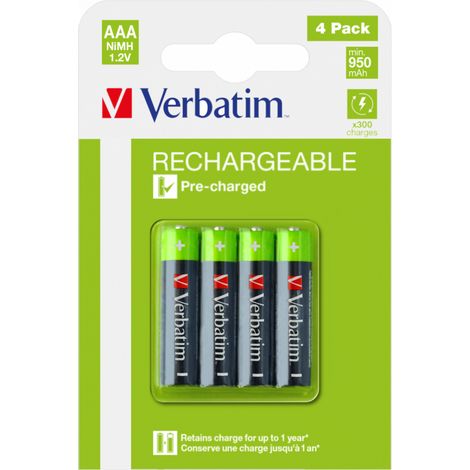 PILAR RECARGARBLES AAA 4 PACK
