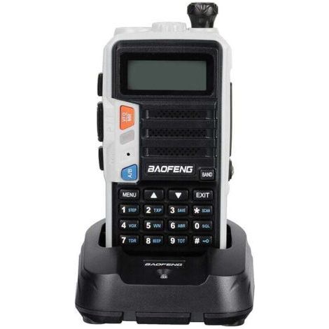 BAOFENG UV S New Plus Walkie Talkie Tri-Band Powerful CB Radio Transceiver 10W 10km Long Range Silver 1pc (1/4)