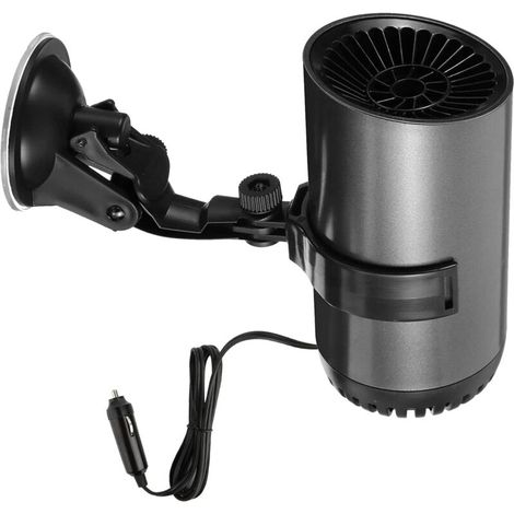 Tragbare Autoheizung, 12-V-Entfrosterfilter, 150-W-Heizlüfter, Zigarettenanzünderstecker, 360°-Drehung mit Saugnapfhalterung (1/5)