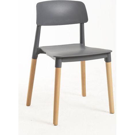 Sillas Comedor - Silla Estin - Gris oscuro