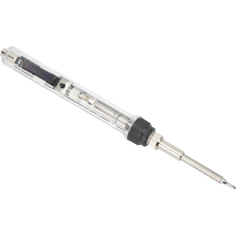 Fer à souder électrique à chauffage rapide, écran 0,91 pouce, affichage numérique, portable, alimentation CC 12-24 V. (1/5)