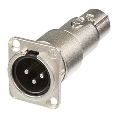 Neutrik - Enchufe Xlr Macho Vers Xlr Hembra - Paso de Panel