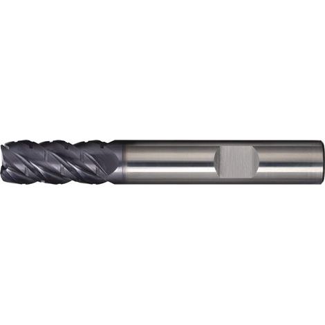 TECWERK Schaftfräser DIN 6527L Typ NF-UNI D.5mm VHM TiAlN 45Grad HB Z.4 lang TECWERK (1/2)