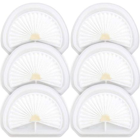 Lot de 6 filtres pour aspirateur Black & Decker Dustbuster HLVA315J HLVA320J00 N575266 (1/4)