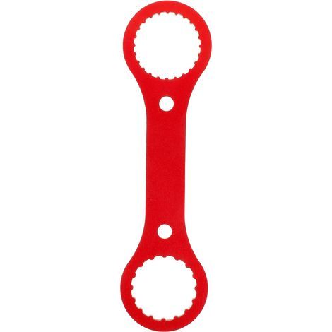 Bicycle Shaft Repair Wrench, Dual-Purpose Aluminum BB Shaft Wrench, Crankset Removal Wrench, Crank Installation and Removal Repair Tool (1/5)