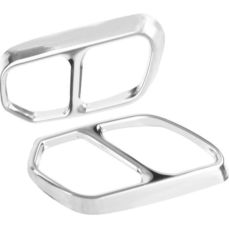 Embout d'échappement de quad, garniture de protection en acier inoxydable, remplacement, réparation, entretien, chromé (1/5)