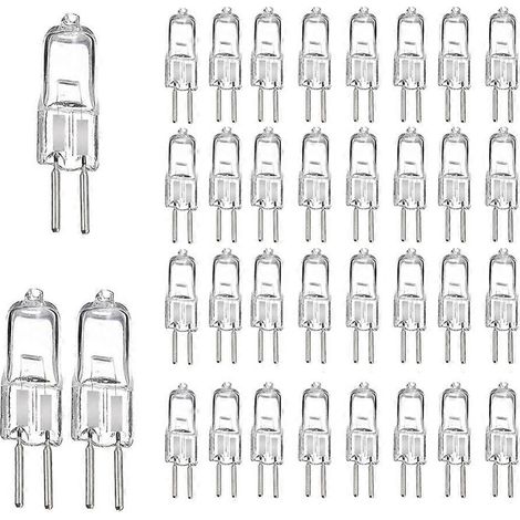 Ampoules halogènes G5.3 24V 20W-250W, culot blanc chaud, lot de 35, compatibles avec les spécifications G5.3-24V-100W (1/5)