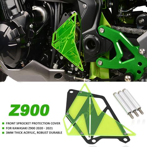 Cache-pignon avant, protège-chaîne, cache décoratif, protection moteur gauche pour Kawasaki Z900 (1/4)