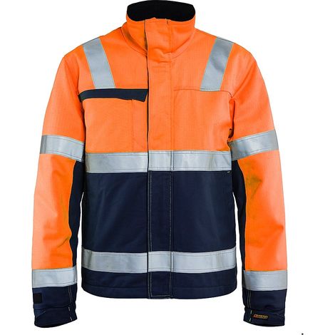 Veste de travail multinormes hiver inhérent 4069 - Orange fluo/Marine L