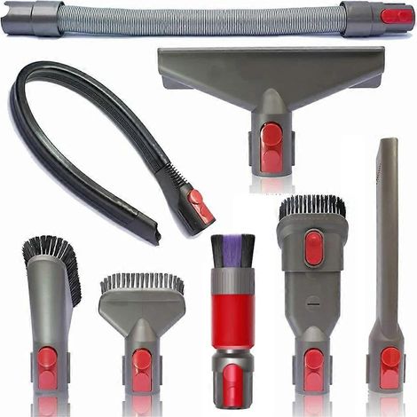Kit d'accessoires pour aspirateur V7 V8 V10 V11 V15 (8 pièces) : brosse de nettoyage et tuyau (1/5)