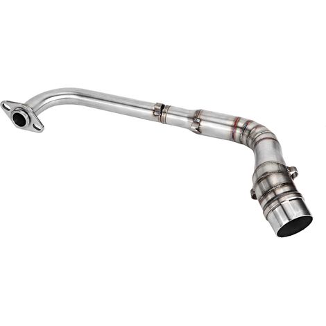 Échappement avant moto en acier inoxydable, kit de 2 pièces, tuyau d'échappement avant compatible NMAX 155 125, accessoire moto robuste et durable (1/5)