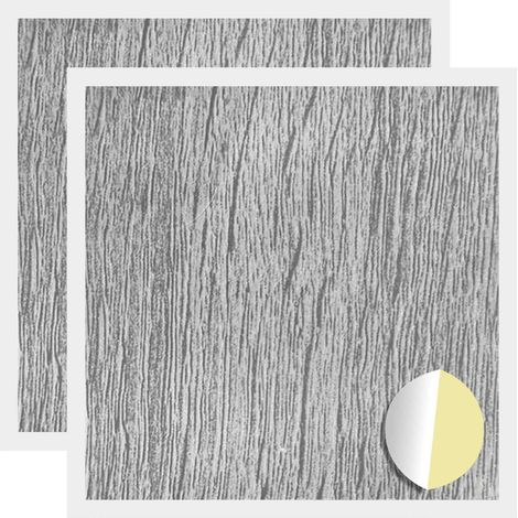 Cubierta de Tornillo Autoadhesiva 2 pcs Gris Sonoma vidaXL
