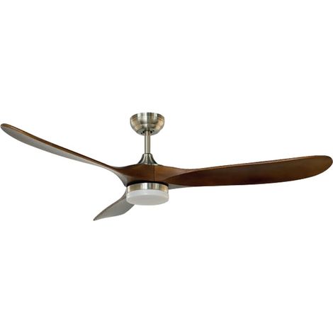 Ventilador de techo LED Nine Big Níquel+Madera (1/3)