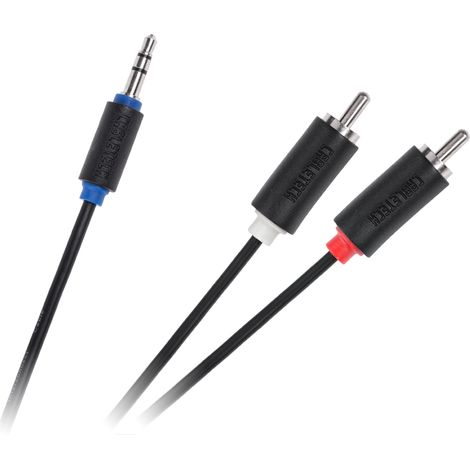 Cavo jack da 3,5 a 2 RCA, 5 m, standard CableTech. (1/2)