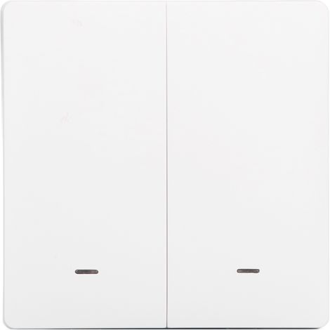 Interrupteur mural intelligent Zigbee Tuya 86 bouton, version zéro-live pour maison connectée, minuterie via application mobile, 100-250V (Réf. WHK02). (1/5)