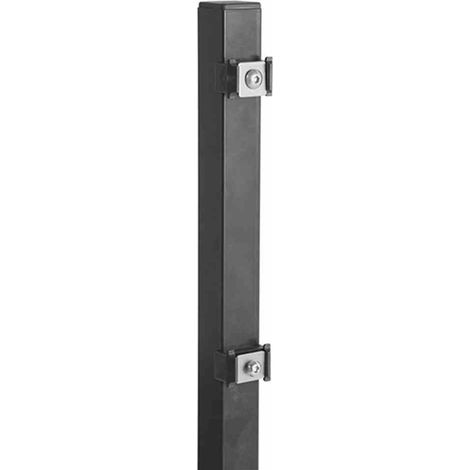 Einstabzaunpfosten 1250mm anthrazit New-System Strebe Zaunpfosten Zaunstrebe TOP