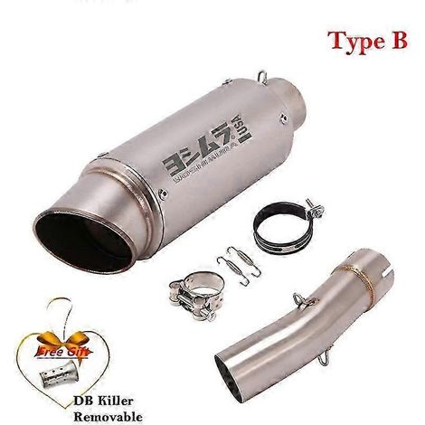 Sistema De Escape Modificado Para Motocicleta, Silenciador De Tubo De Fibra De Carbono Para Suzuki Sv650, Sv650x, Aos 2003 A 2015, Db Killer( Type B) (1/5)