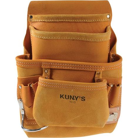 Kuny's AP-i933 Carpenter's Nail & Tool Bag with 10 Pockets - Durable Multi-Tool Organizer for Construction and Carpentry (1/2)