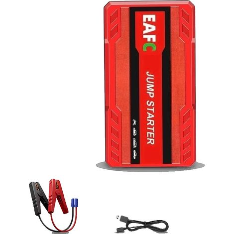 Démarreur de voiture, batterie externe portable, booster d'urgence, Clip ordinaire (1/2)