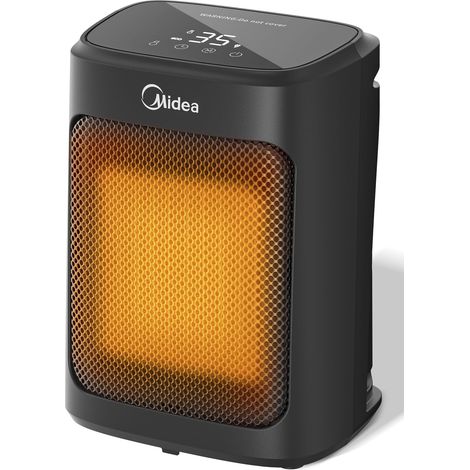 Radiateur Soufflant Céramique PTC 2000W, 4 Modes, Minuterie 24H, Noir (1/5)