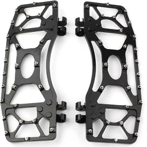 Breite MX-Fußrasten für Harley Davidson Touring Electra Road Glide Dyna FLD Motorräder Zubehör (1/5)