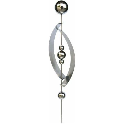 Decorazione da giardino in acciaio inox a forma di palla da giardino con design a forma di palla da giardino in acciaio inox (1/4)
