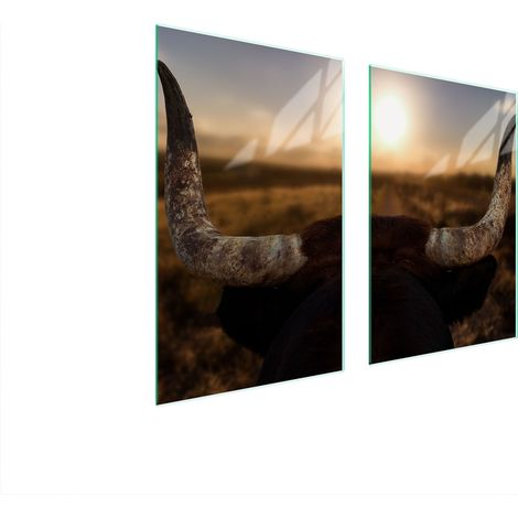 Assiette de protection en verre pour la cuisine 65x52 soleil (1/5)