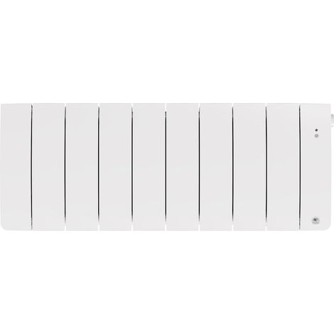 Verbundheizkörper mit sanfter Wärme, vernetzt Bilbao 4 niedrig 1000W glänzend weiß - THERMOR - 494836 (1/5)