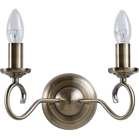 Wandleuchte, Wandlampe Innen "Marnia" aus Metall für Wohnzimmer & Esszimmer von Lindby (1/5)
