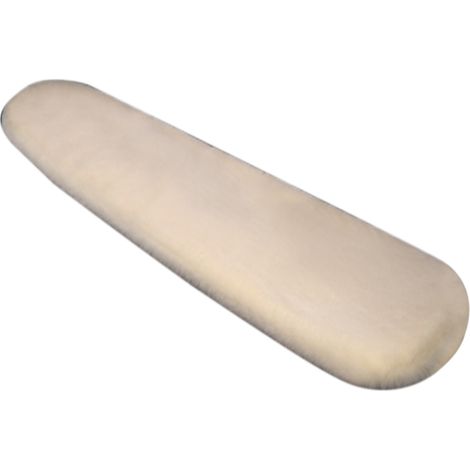 Coussin de siège auto hiver en peluche épais carré chaud pour intérieur véhicule banquette arrière beige accessoire (1/5)