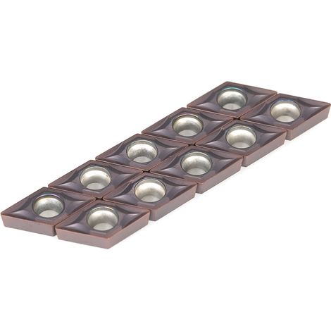 10 pièces/boîte Plaquettes Carbure DCMT0702 YBC205 pour Tournage Alésage sur Tour Outils de Coupe CNC (1/4)