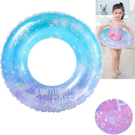 Fantastico salvagente gonfiabile con coriandoli per nuotare, per bambini, 70 cm SP0751