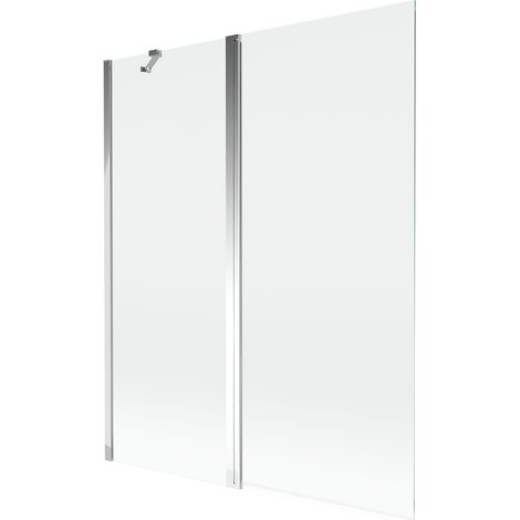 Mexen Mist paravento doccia a 2 ante 140 x 150 cm, trasparente, cromo - 8A9-140-011-01-00 (1/5)