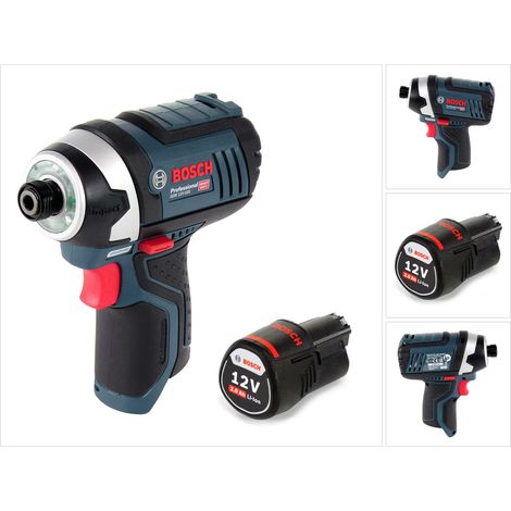 Bosch GDR 12V-105 avvitatore a impulsi a batteria 12V 105Nm + 1x batteria ricaricabile 2.0Ah - senza caricabatterie