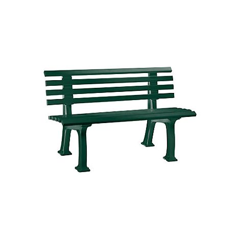 Panca da giardino ibiza 2 sedili lunghezza 1200 mm verde (1/2)