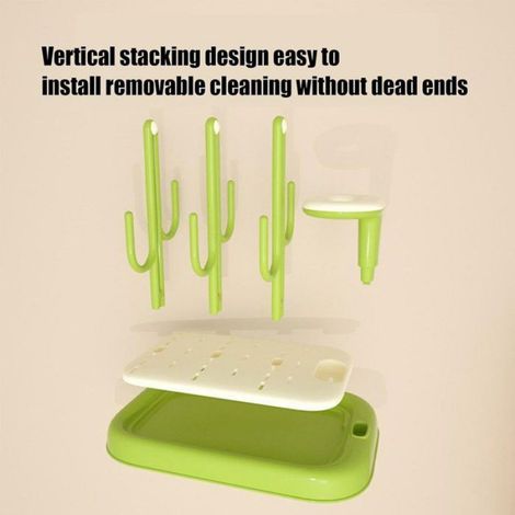 Crochet S - Acier Inoxydable - Double Boule Protection Surface - Multifonctionnel Cuisine Jardin Salle De Bain - Lot De 6 (1/5)