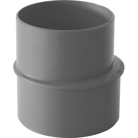 Aumento ø80x100 (bicchiere sul ø minore) per pluviali : Colore - Grigio