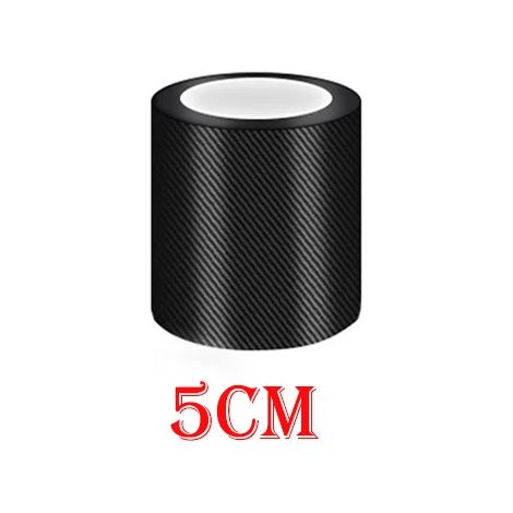 (3 m,5 cm) Bande adhésive de protection en fibre de carbone pour voiture,à coller soi-même,pour seuils de porte,rétroviseurs latéraux,anti-rayures et imperméable (1/3)