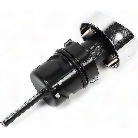Jauge d'huile en chrome pour moto, bouchon de réservoir de rechange compatible XL883 XL1200, capuchon de remplissage métallique, pièce de rechange personnalisée (1/5)