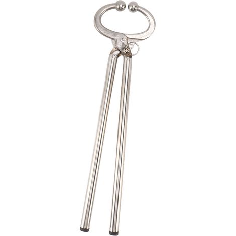 Pince à nez de vache en acier inoxydable à verrouillage automatique, pour la coupe des anneaux nasaux des bovins, idéale pour les élevages agricoles. (1/5)
