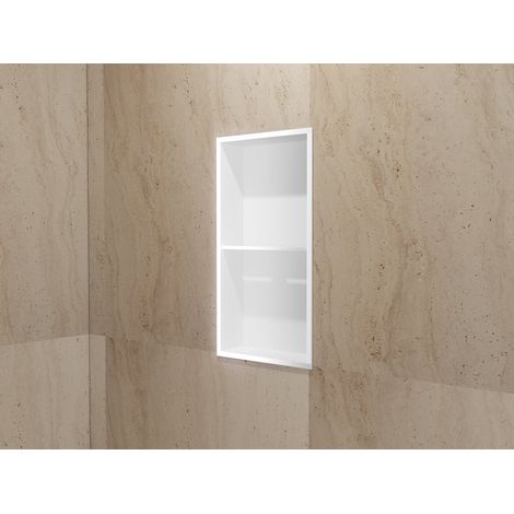 MEDIMEX HOR003/BL ARTIC Hornacina Con Estante 33x63 Blanco Mate - ref: HOR003/BL (1/2)