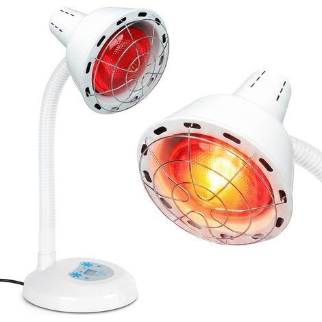 Lampe infrarouge 275W, température et minuterie Chaleur profonde 275W, 10 niveaux 30-70°C, minuterie 5-30 min, 360° (1/5)