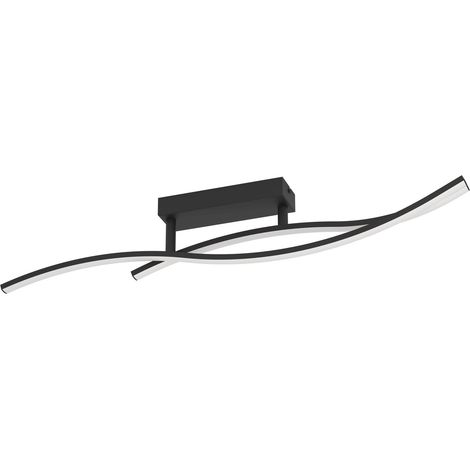 Plafonnier LED Grisolia, lampe de salon incurvée, éclairage de plafond (1/5)