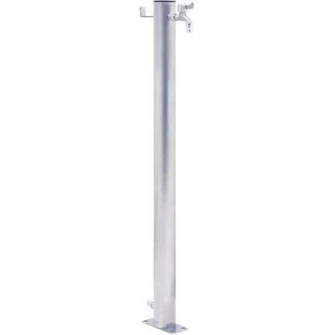 Rubinetto rotondo in acciaio inox da 40 cm (1/5)