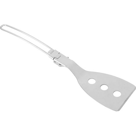 Spatule de camping pliable, pelle à barbecue en acier inoxydable, ustensiles de cuisine en plein air (1/5)