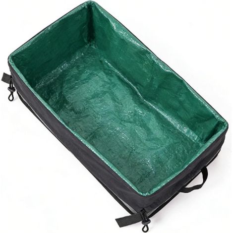 Portable Travel Cat Litter Box, Foldable and Waterproof Cat Litter Box with Double Layer Design and Removable Second Layer, Ideal for Outdoor Use, Camping and (1/5)