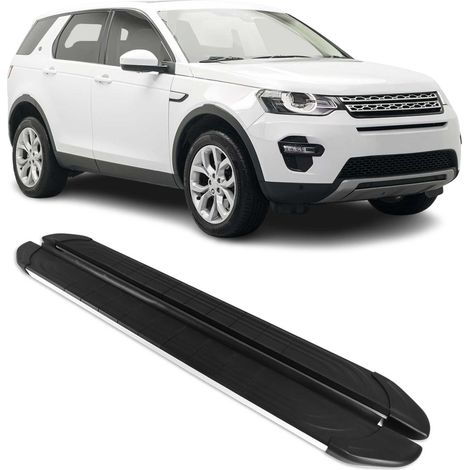 OMAC Trittbretter für Land Rover Discovery Sport 2014-19 Alu Schwarz-Silber (1/5)