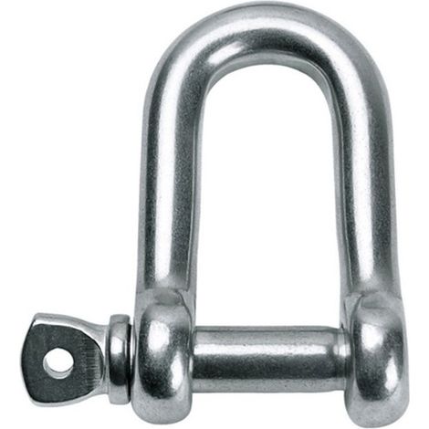 10 manilles de levage M8, acier galvanisé, pour sangles U, sacs de sable, cordages marins et systèmes statiques (1/5)