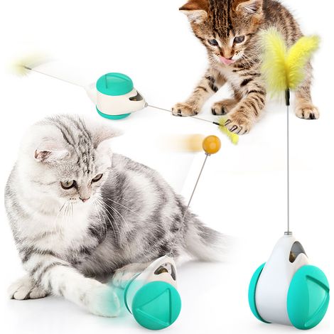 Jouet interactif pour chat, balle interactive pour chat avec (1/2)
